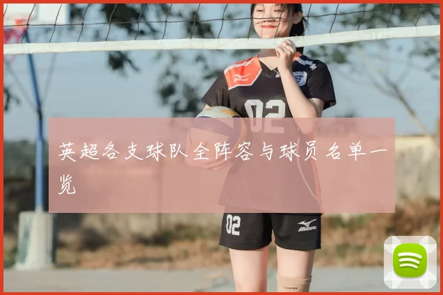 英超各支球队全阵容与球员名单一览